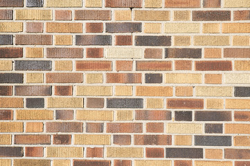 Mosaic brick wall