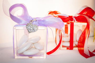 Box for wedding confetti