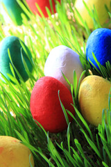 easter eggs background