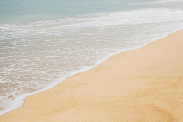 Fototapeta na wymiar seashore, sea meets sand