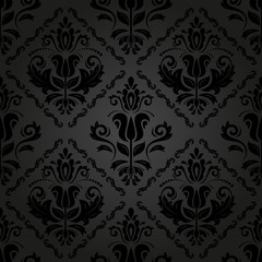 Damask Seamless Vector Pattern. Orient Background