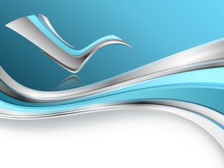 vector background with wavy lines