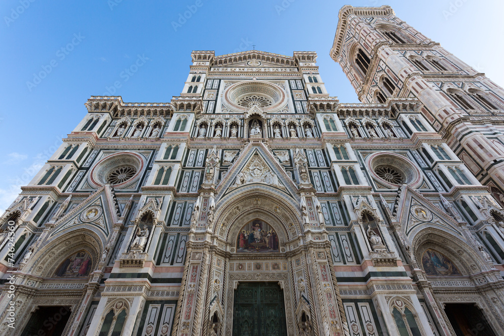 Sticker Florence Cathedral, details of the front side