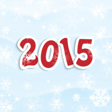 New Year and Christmas snow background