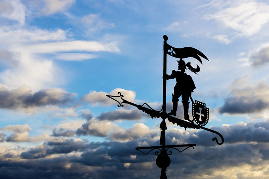 Weather vane is instrument showing direction of wind