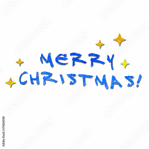 &quot;Merry Christmas. Watercolor greeting card. Vector illustration.&quot; Stock