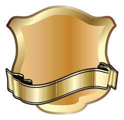 Golden emblem
