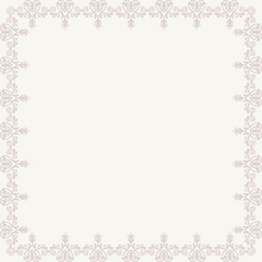 Floral Vector Pattern. Abstract Ornament