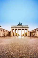 Fotobehang Pariser Platz en Brandenburger Tor in Berlijn © Sergey Novikov