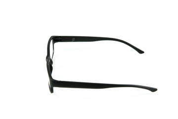 Black Eye Glasses Isolated