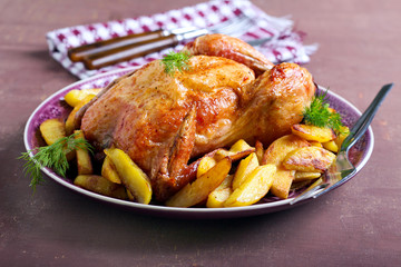 Baked chicken