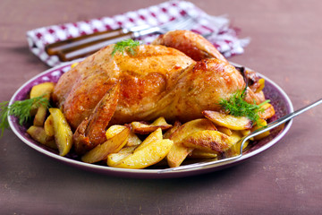 Baked chicken
