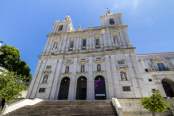 Obraz premium Sao Vicente de Fora church located in Lisbon