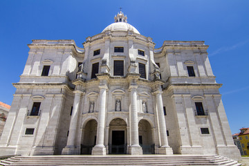 Fototapeta na wymiar National Pantheon monument located in Lisbon