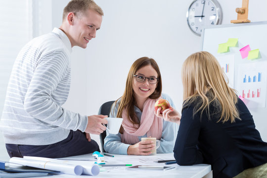 Architects During A Break At Work