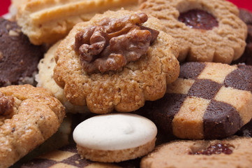 assortiment de petis-four de noël