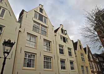 Fototapeta premium Amsterdam, case tradizionali - Olanda