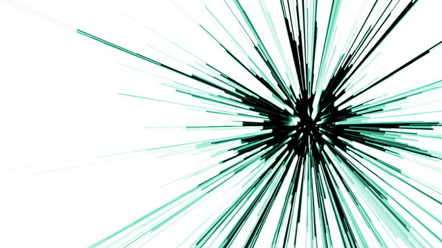 Abstract animation star. 4K UHD 3840 x 2160