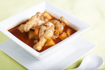 Chicken yellow curry