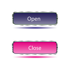 Close button to open