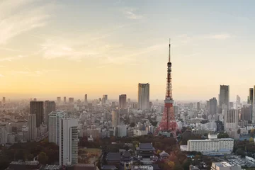 Foto op Plexiglas Tokyo Tower, Japan © somchaij