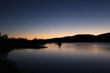 Fototapeta premium Lac Jacques Cartier