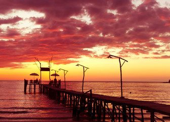 Path to the Night Jetty to Eternity