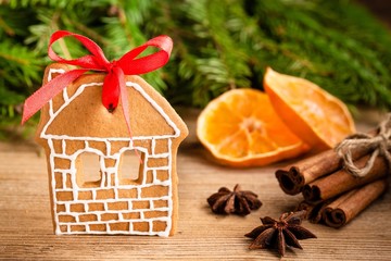 Christmas ginger cookie