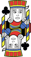 Stylized Jack of Clubs no card