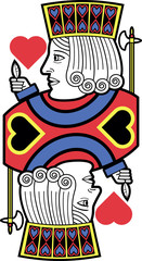 Stylized Jack of Hearts no card