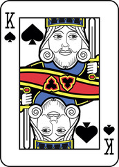 Stylized King of Spades