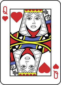 Stylized Queen of Hearts