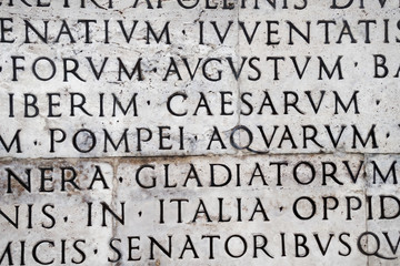 Ara Pacis wall