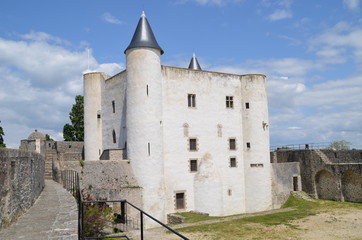Fototapeta na wymiar le majestueux château fort de Noirmoutier