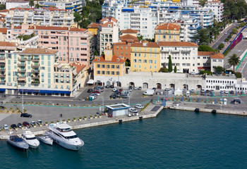 Fototapeta na wymiar Port of Nice, France
