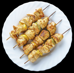 Chicken on skewers