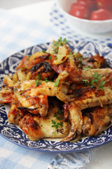 Ruddy  chicken wings