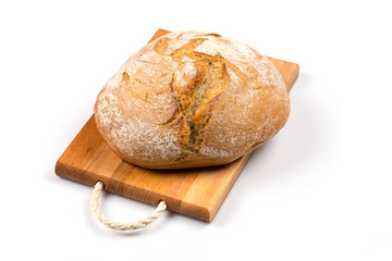 Various of bread on cutting board