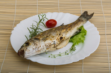 Grilled seabass