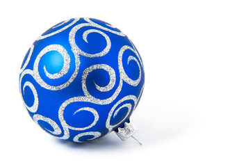 Blue Christmas toy ball