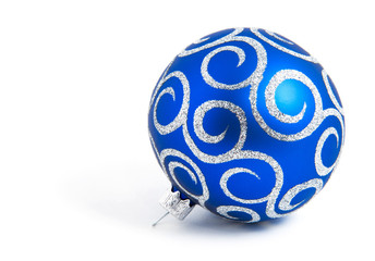 Blue Christmas toy ball
