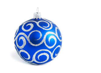 Blue Christmas toy ball