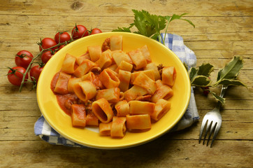 Calamarata Neapolitan cuisine Expo Milano 2015 Pasta