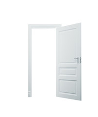 White open door