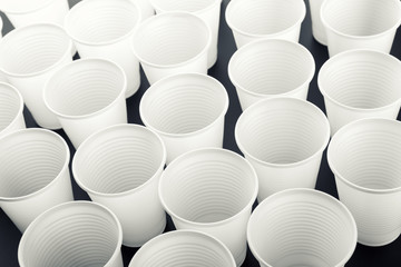 Lots of drinking glasses