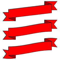 Adjustable Red Banners