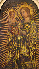 Naklejki  Sewilla - Farba Madonny z 16. wieku