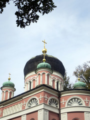 Fototapeta na wymiar Russisch-orthodoxe Alexander-Newski-Gedächtniskirche