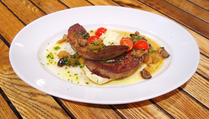 豚タン煮込みソテー