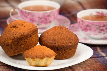 Muffins and tea